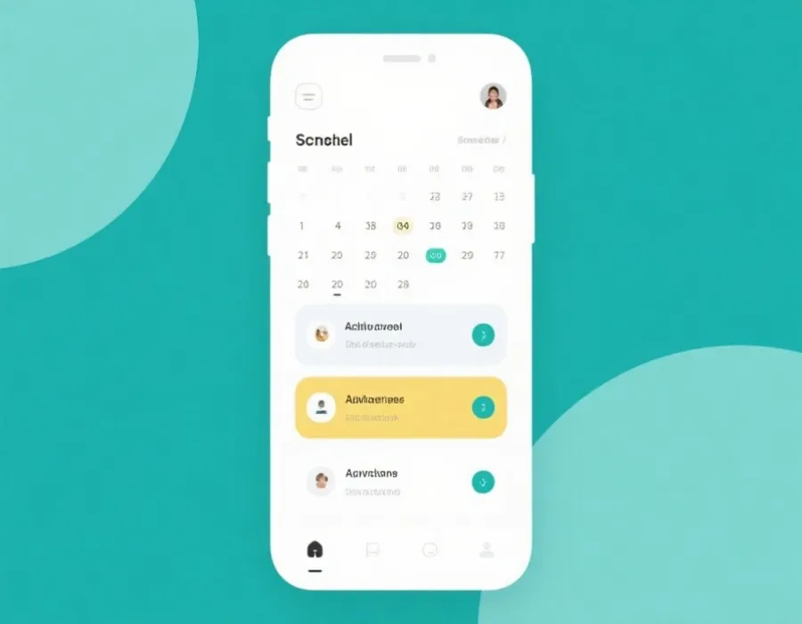 移动端开奖查询示意图