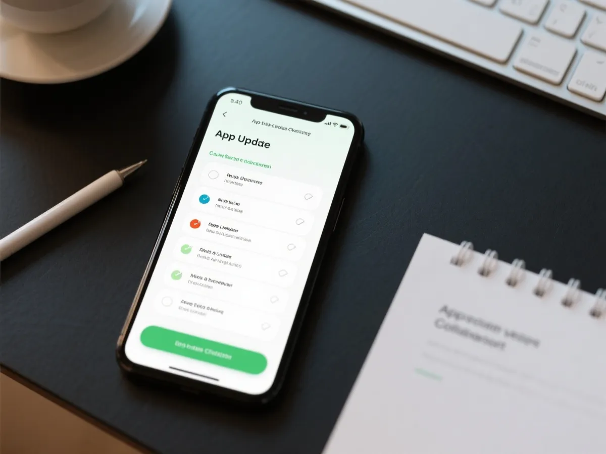 APP版本更新说明示意图